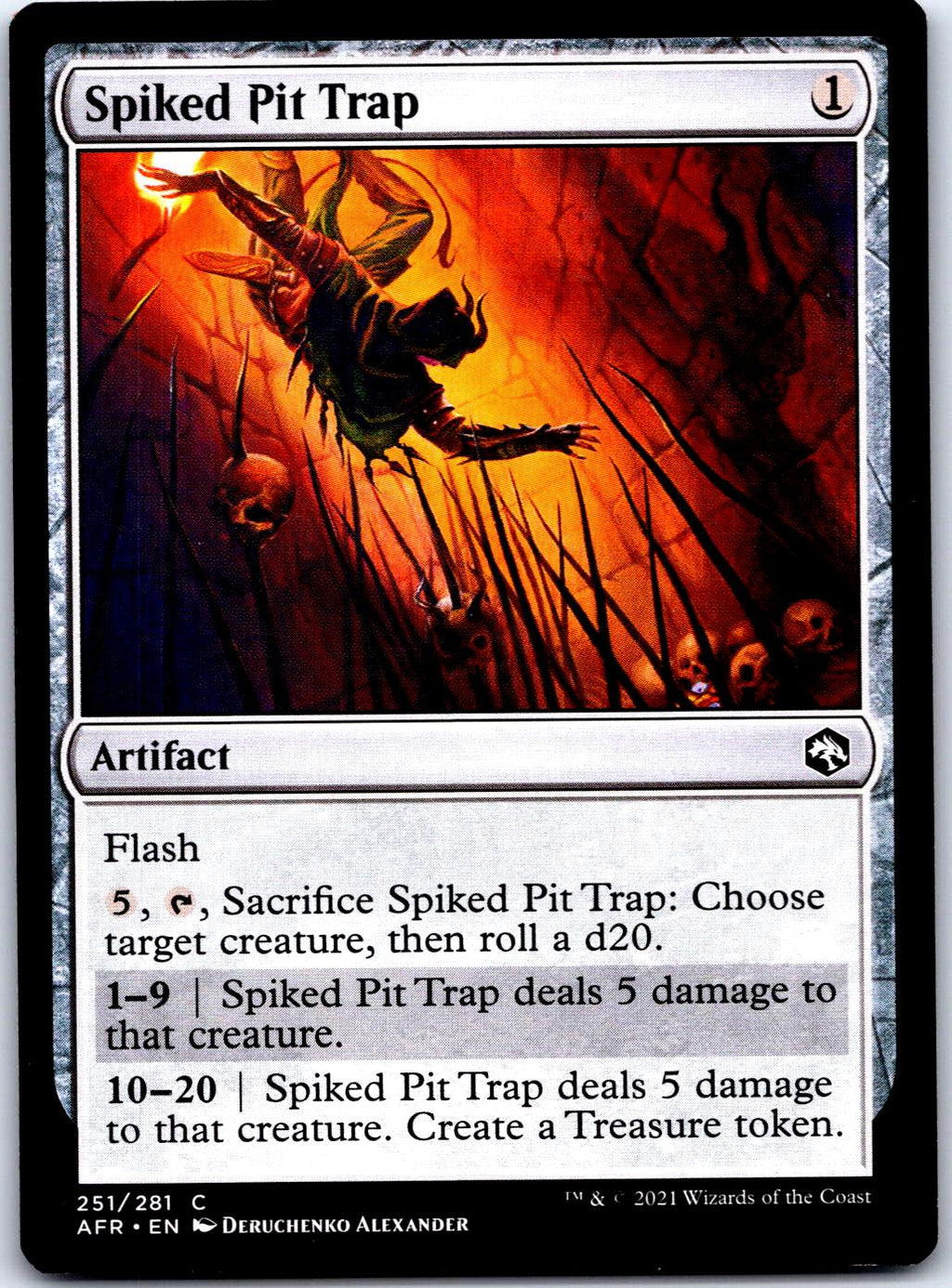 SPIKED PIT TRAP 251 C MAGIC: THE GATHERING MP