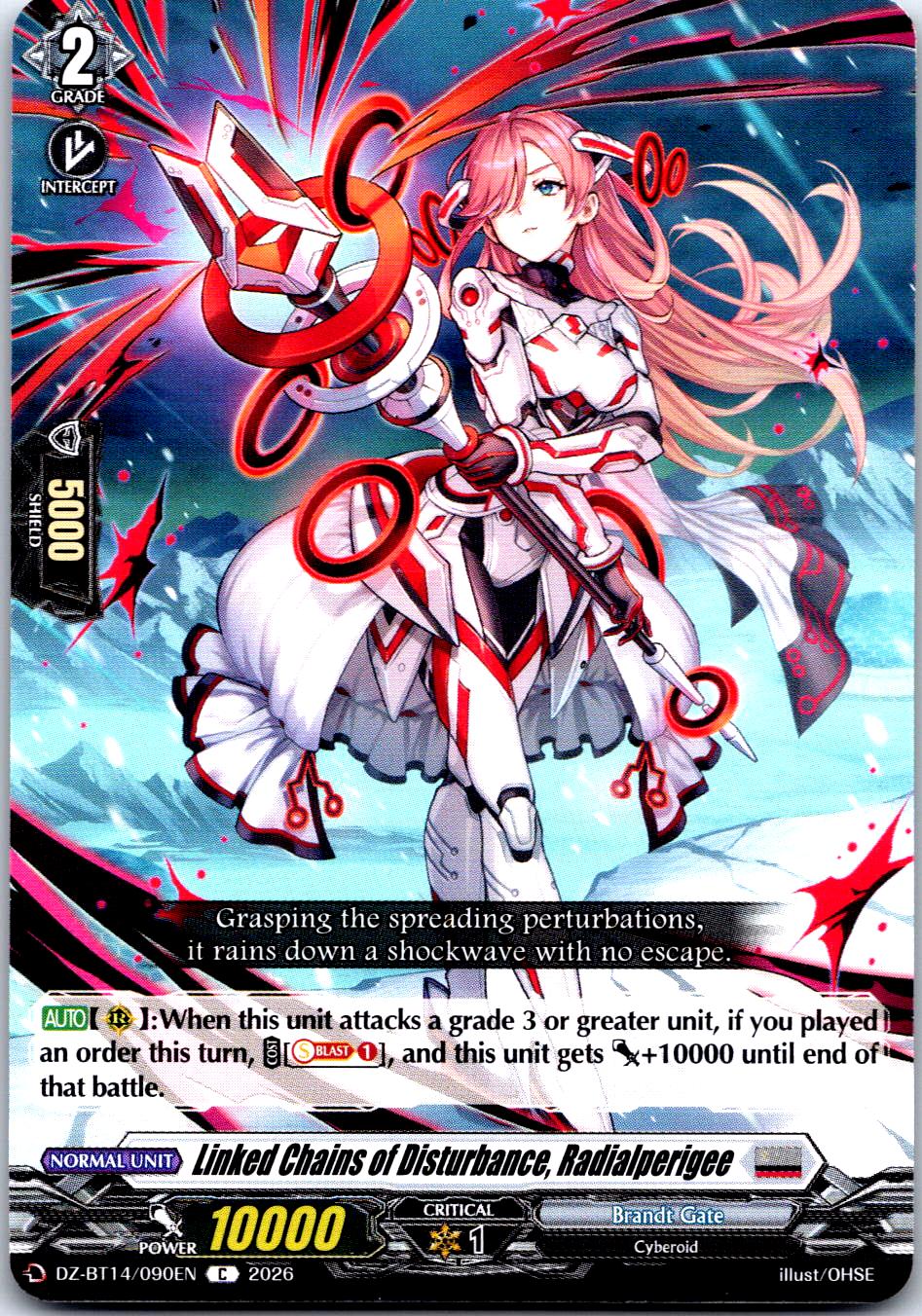 LINKED CHAINS OF DISTURBANCE, RADIALPERIGEE DZ-BT14/090EN CARDFIGHT! VANGUARD MP
