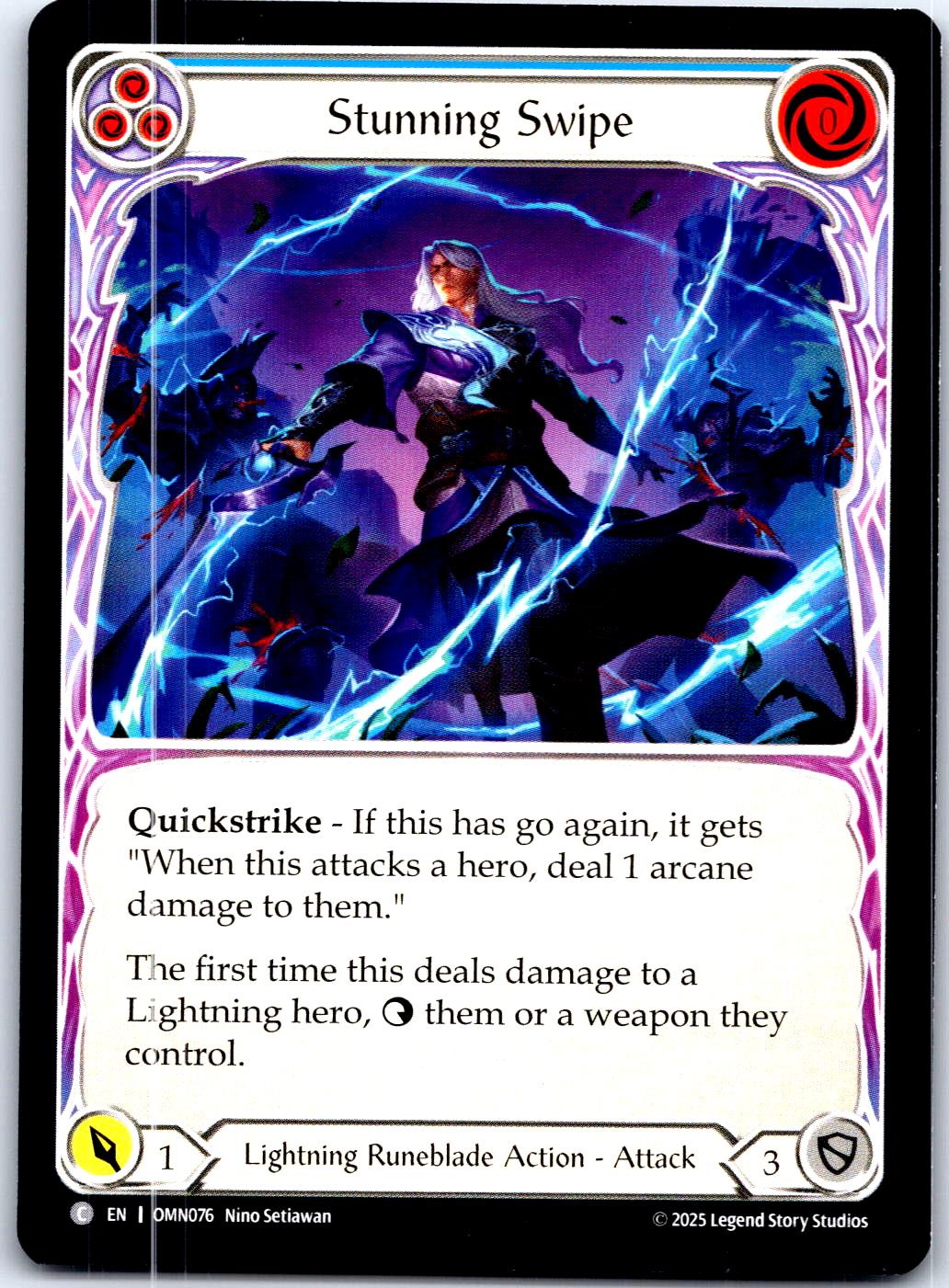 STUNNING SWIPE (BLUE) OMN076 C FLESH AND BLOOD MP
