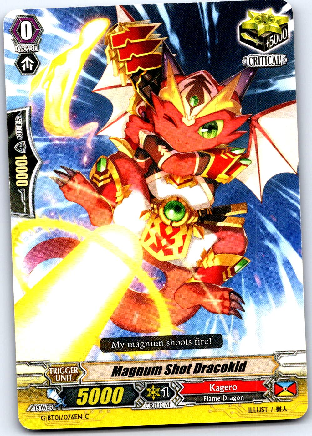 MAGNUM SHOT DRACOKID G-BT01/076EN C CARDFIGHT!! VANGUARD MP