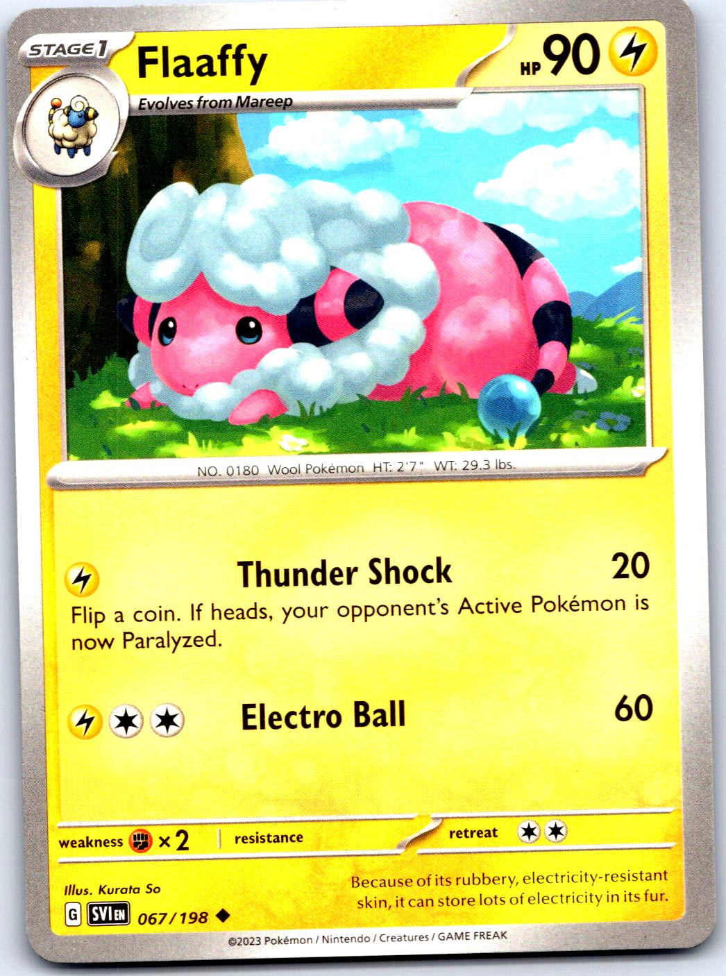 FLAAFFY 067/198 UC POKEMON MP
