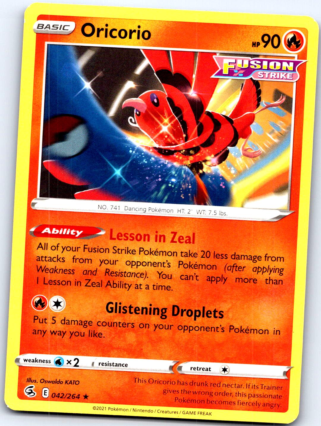 ORICORIO 042/264 R POKEMON MP