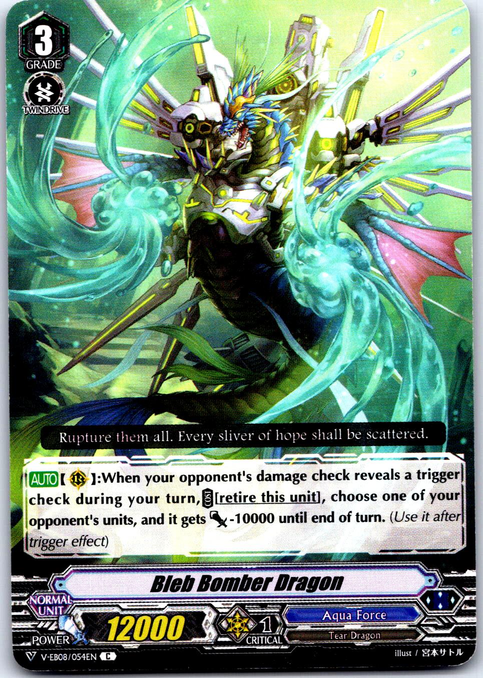 BLEB BOMBER DRAGON V-EB08/054EN C CARDFIGHT!! VANGUARD MP