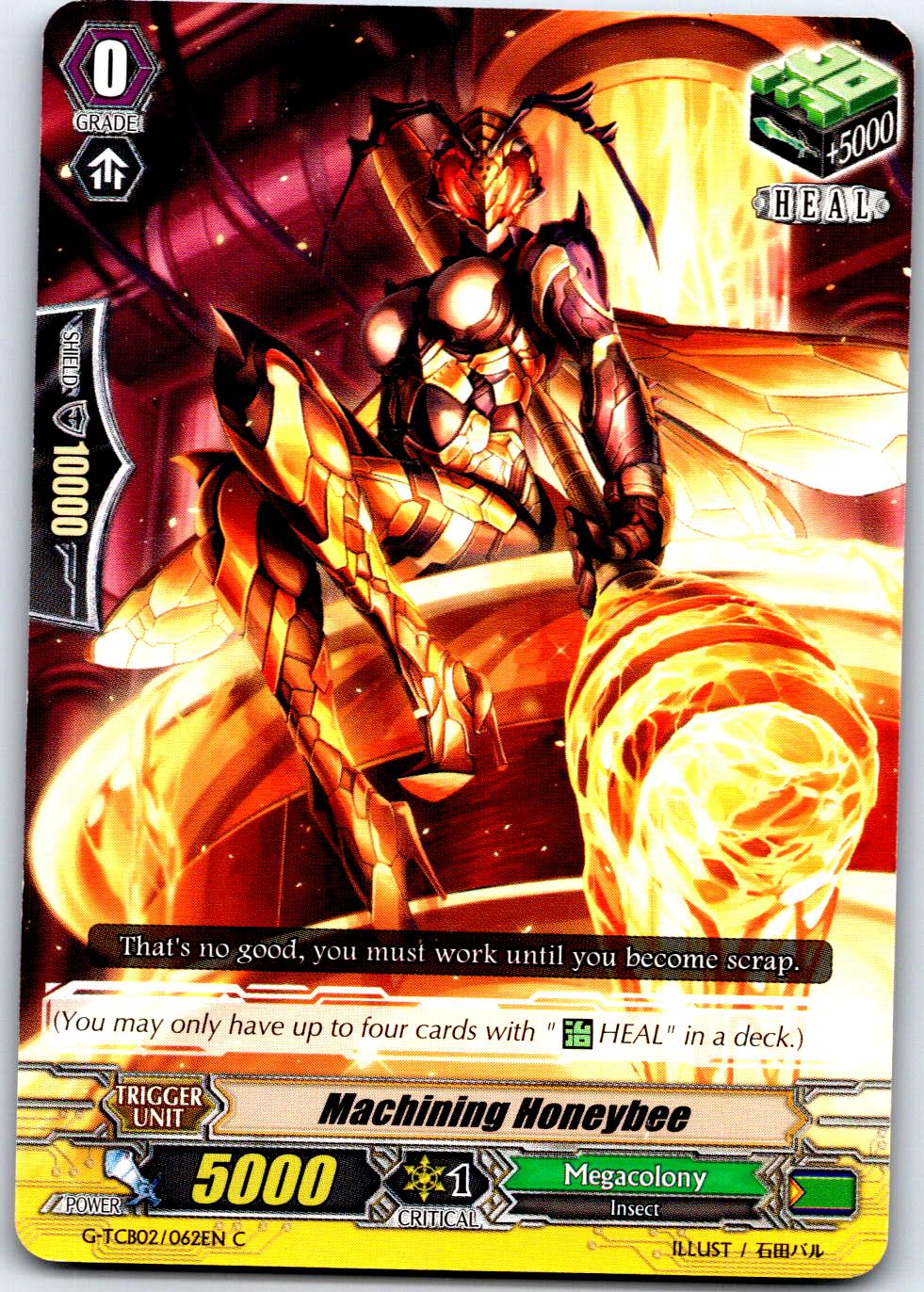 MACHINING HONEYBEE G-TCB02/062EN C CARDFIGHT!! VANGUARD MP