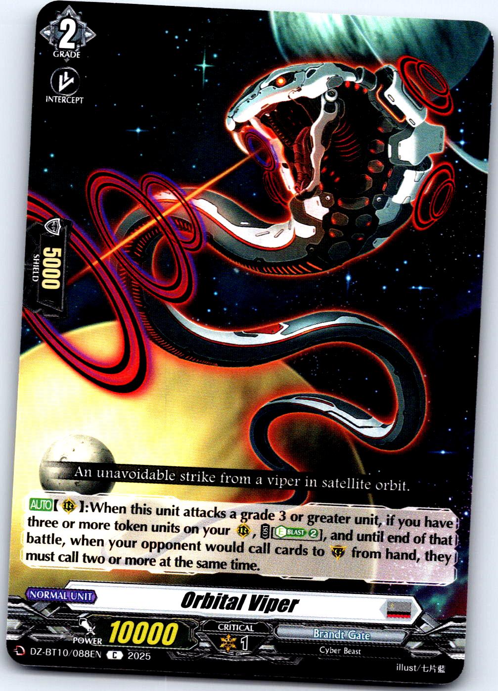 ORBITAL VIPER DZ-BT10/088EN C CARDFIGHT!! VANGUARD MP