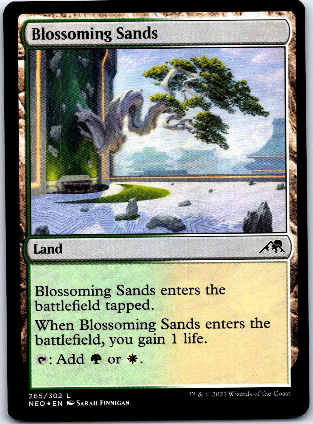 BLOSSOMING SANDS 265 LAND MAGIC: THE GATHERING MP