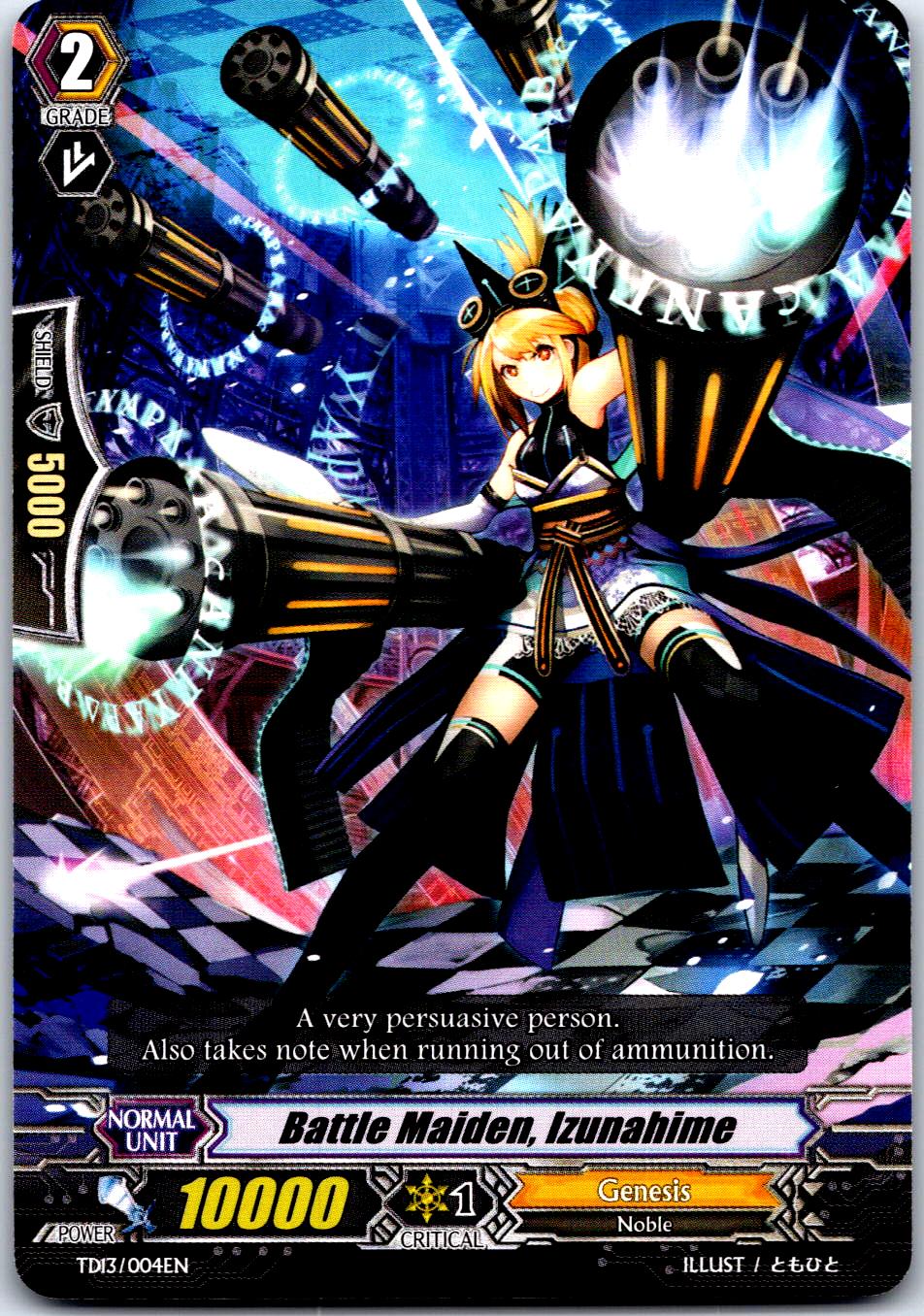 BATTLE MAIDEN, IZUNAHIME TD13/004EN TRIAL DECK CARDFIGHT!! VANGUARD MP