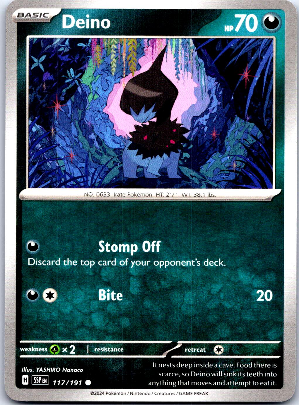 DEINO 117/191 C POKEMON MP