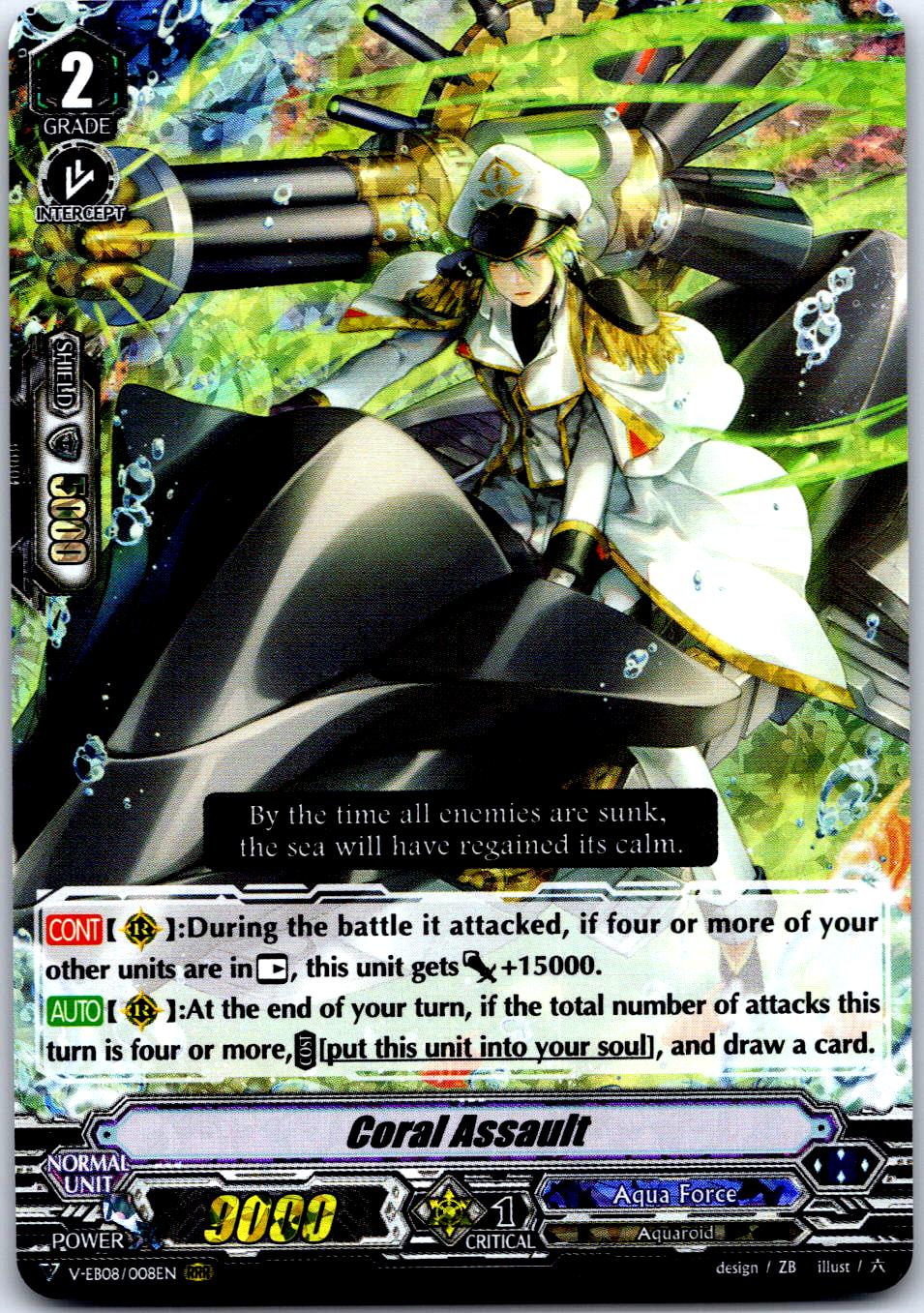 CORAL ASSAULT V-EB08/008EN TRIPLE RARE CARDFIGHT!! VANGUARD MP