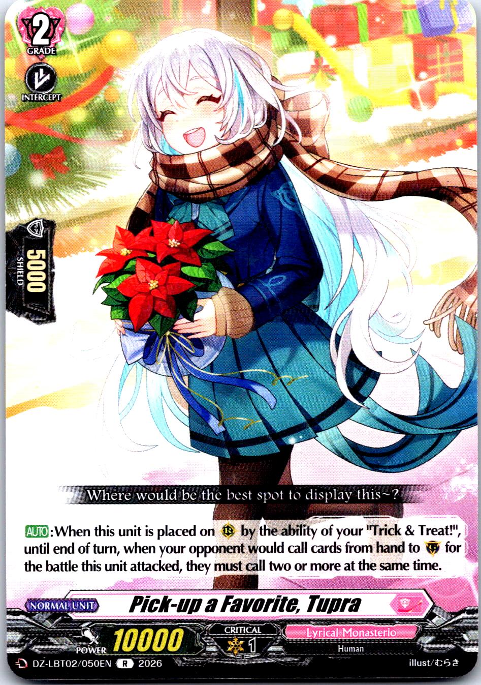 PICK-UP A FAVORITE, TUPRA DZ-LBT02/050EN R CARDFIGHT!! VANGUARD LP