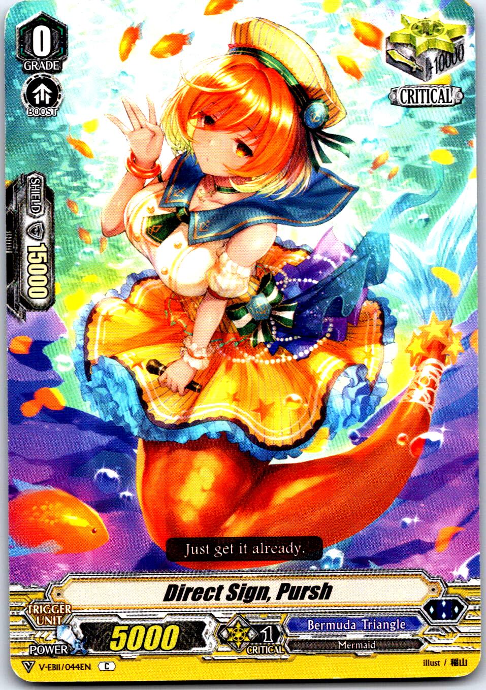DIRECT SIGN, PURSH V-EB11/044EN C CARDFIGHT!! VANGUARD MP