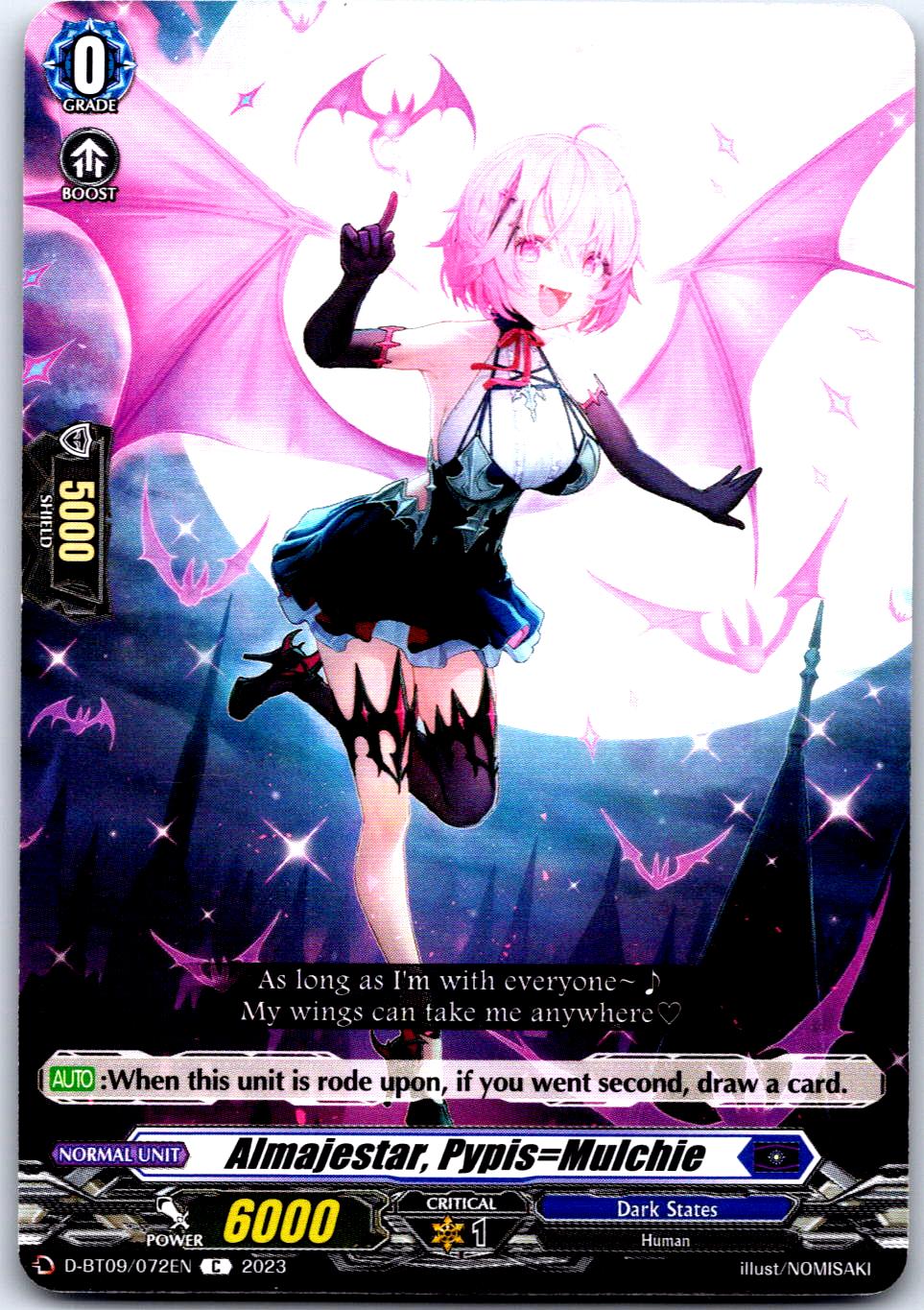 ALMAJESTAR, PYPIS=MULCHIE D-BT09/072EN C CARDFIGHT!! VANGUARD MP