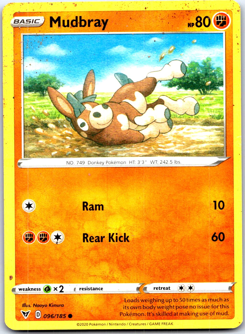 MUDBRAY 096/185 C POKEMON MP