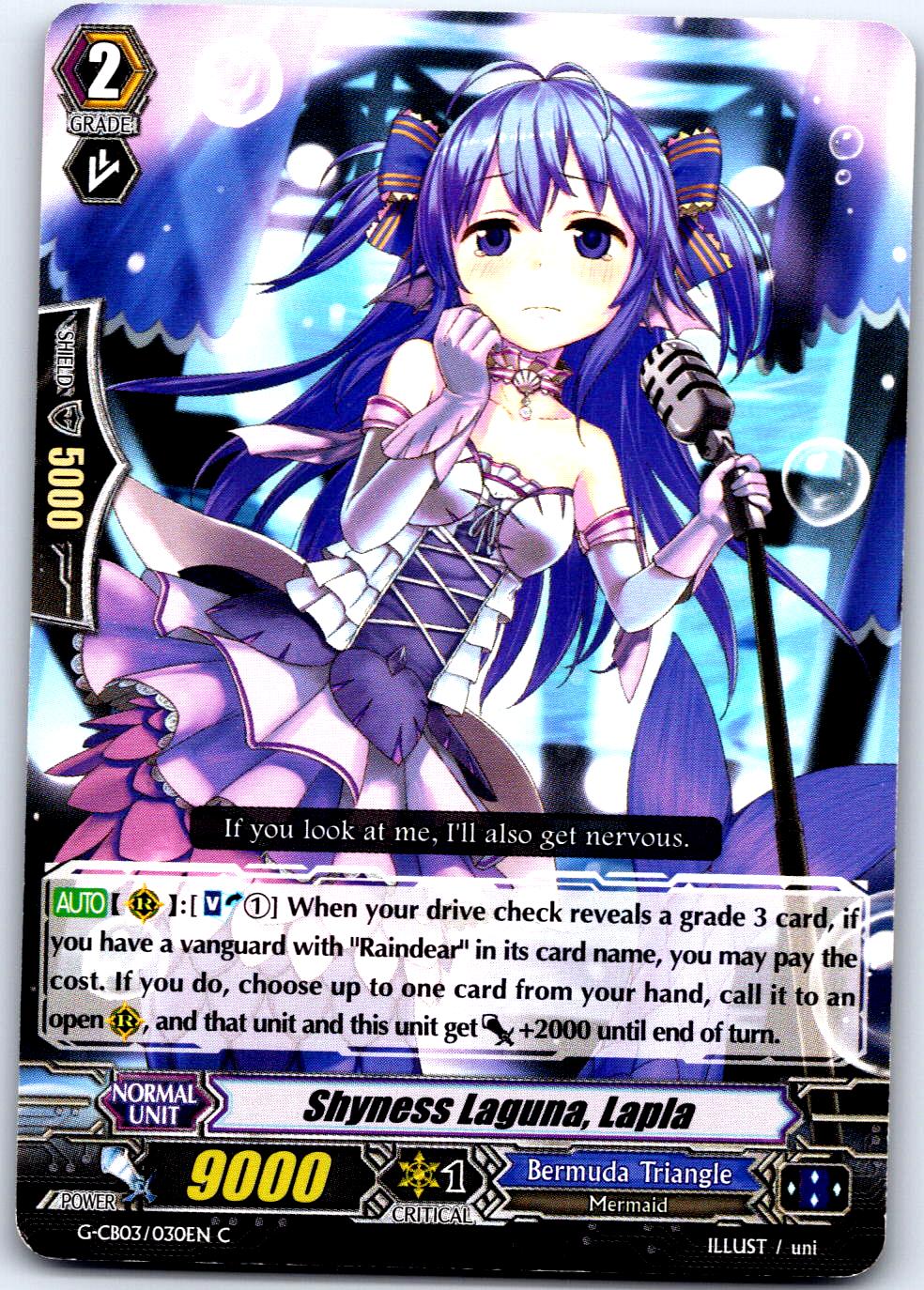 SHYNESS LAGUNA, LAPLA G-CB03/030EN C CARDFIGHT!! VANGUARD MP