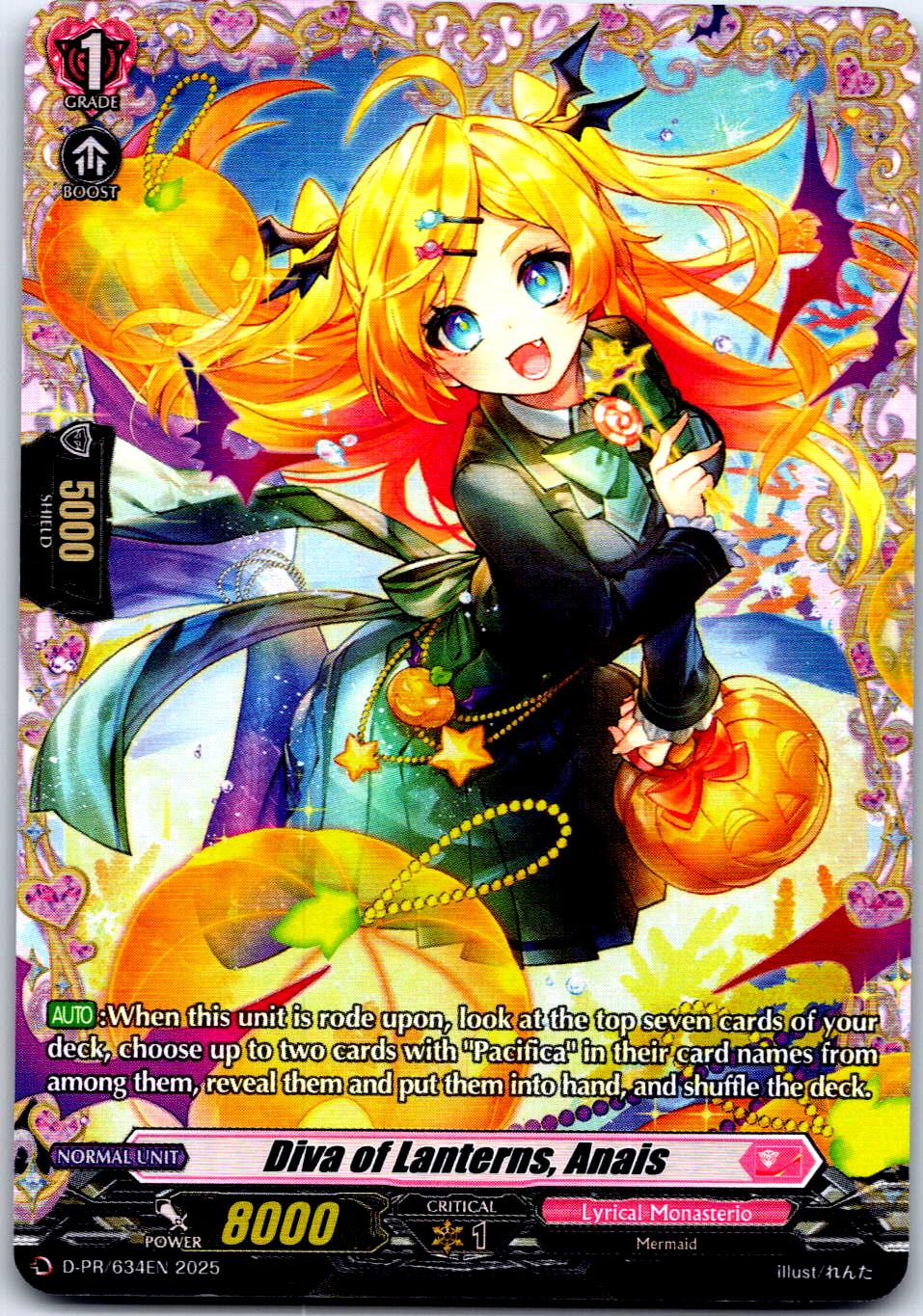 DIVA OF LANTERNS, ANAIS D-PR/634EN P CARDFIGHT!! VANGUARD MP