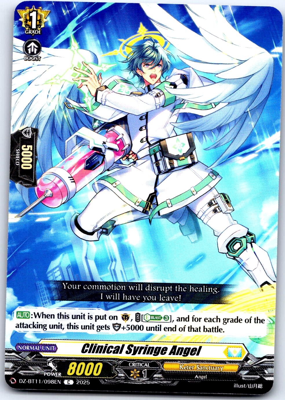 CLINICAL SYRINGE ANGEL DZ-BT11/098EN C CARDFIGHT!! VANGUARD LP