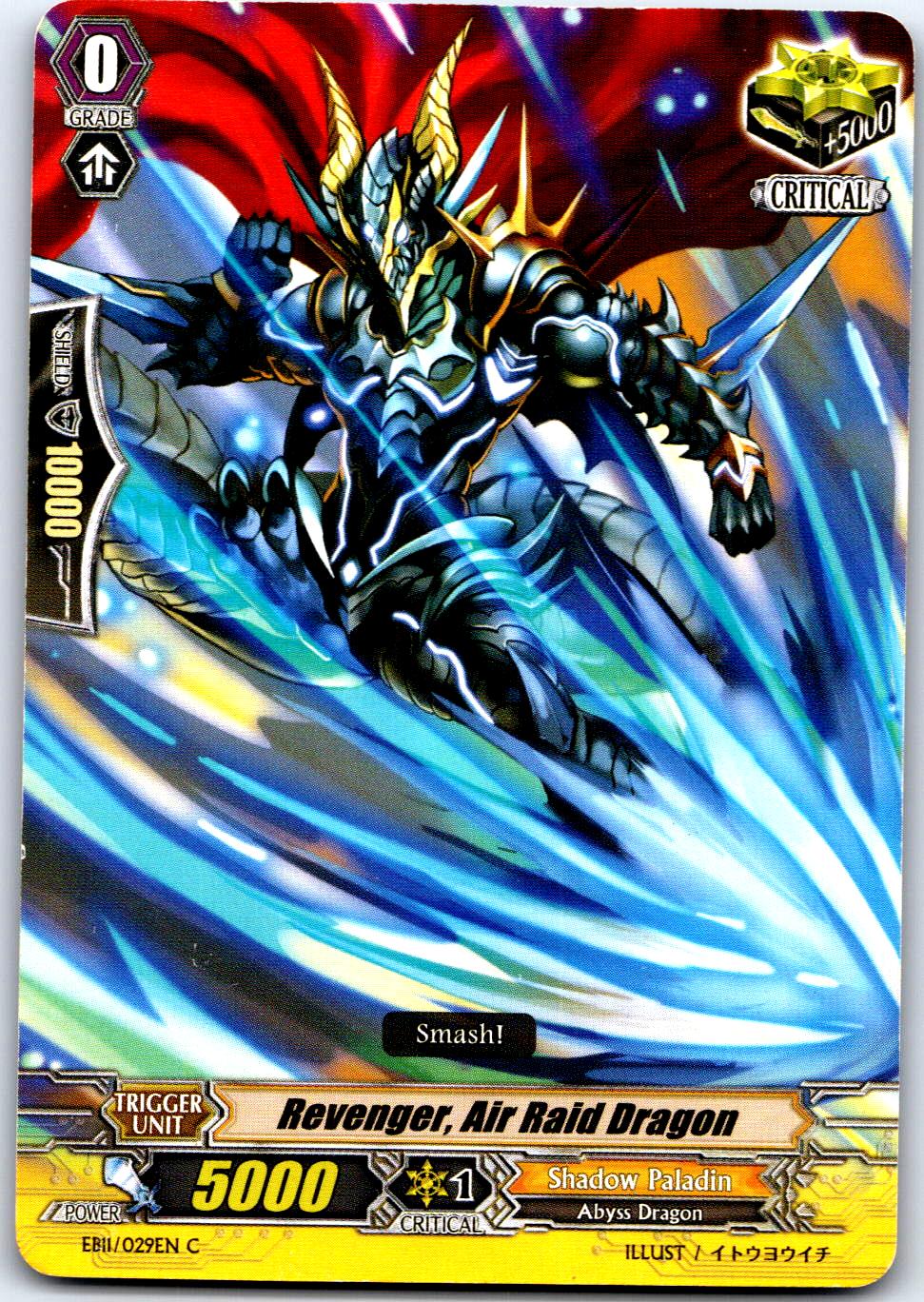 REVENGER, AIR RAID DRAGON EB11/029EN C CARDFIGHT!! VANGUARD HP
