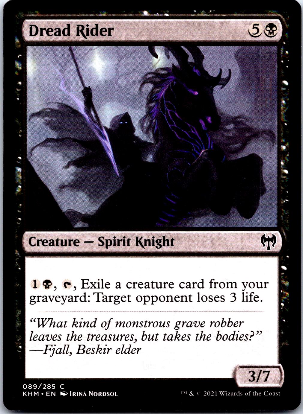 DREAD RIDER 89 C MAGIC: THE GATHERING MP