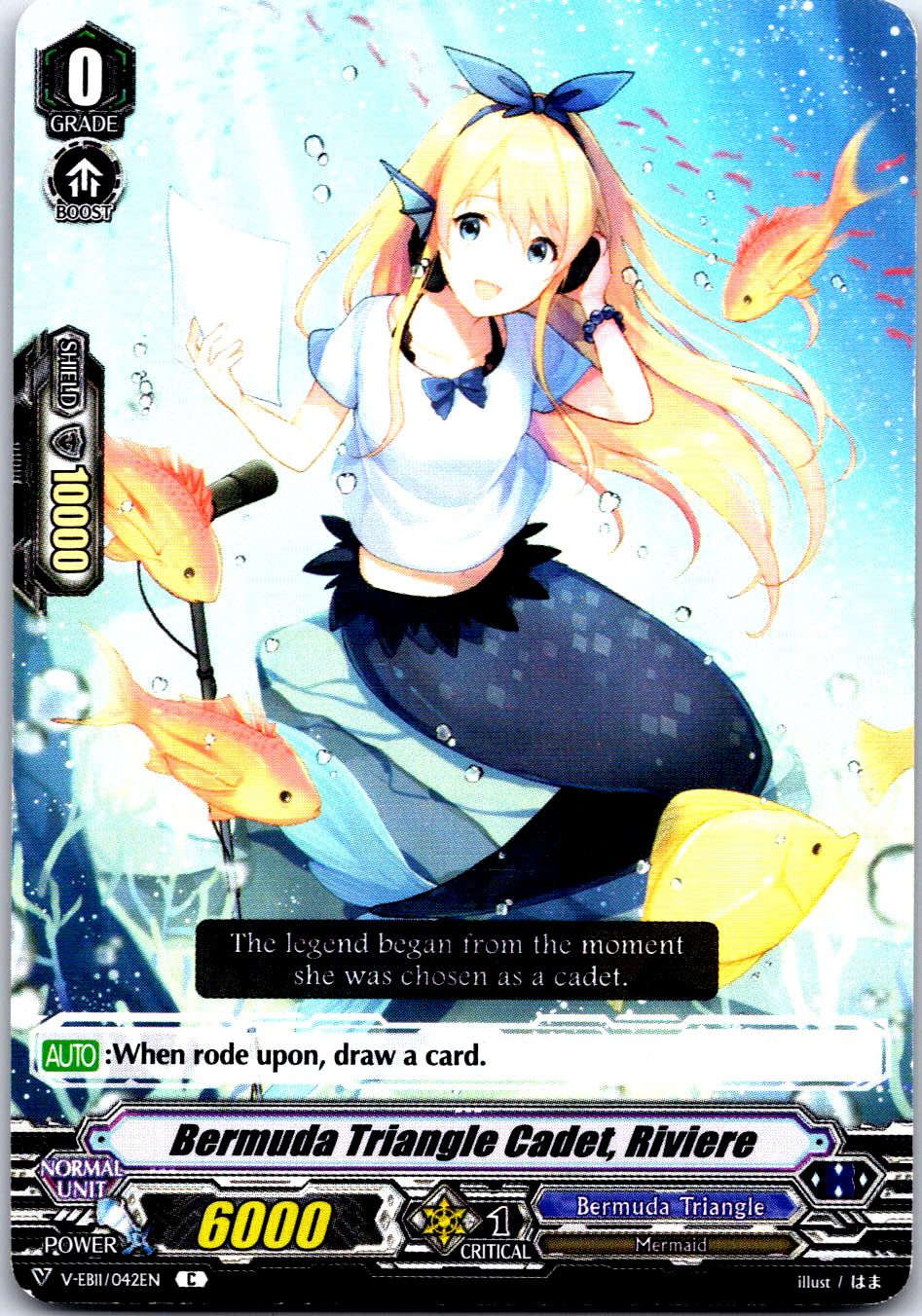 BERMUDA TRIANGLE CADET, RIVIERE V-EB11/042EN C CARDFIGHT!! VANGUARD MP