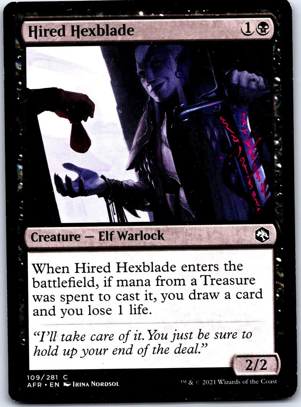 HIRED HEXBLADE 109 C MAGIC: THE GATHERING MP