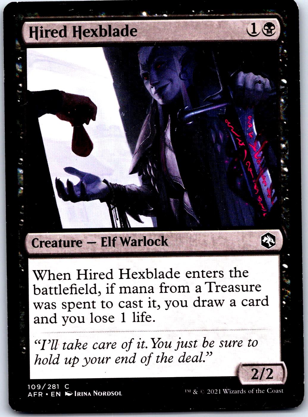 HIRED HEXBLADE 109 C MAGIC: THE GATHERING MP