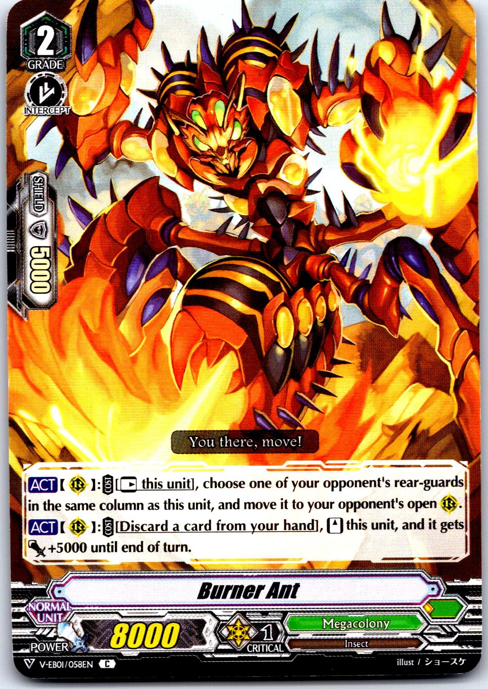BURNER ANT V-EB01/058EN C CARDFIGHT!! VANGUARD MP