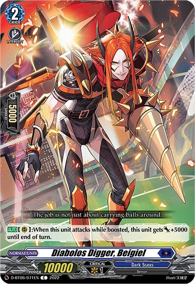 Diabolos Digger, Beigiel