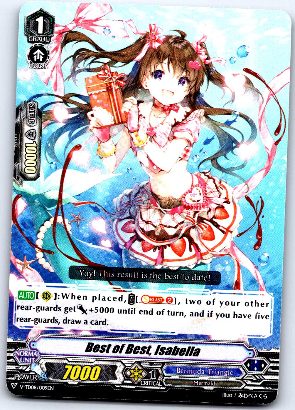 BEST OF BEST, ISABELLA V-TD08/009EN TRIAL DECK CARDFIGHT!! VANGUARD MP
