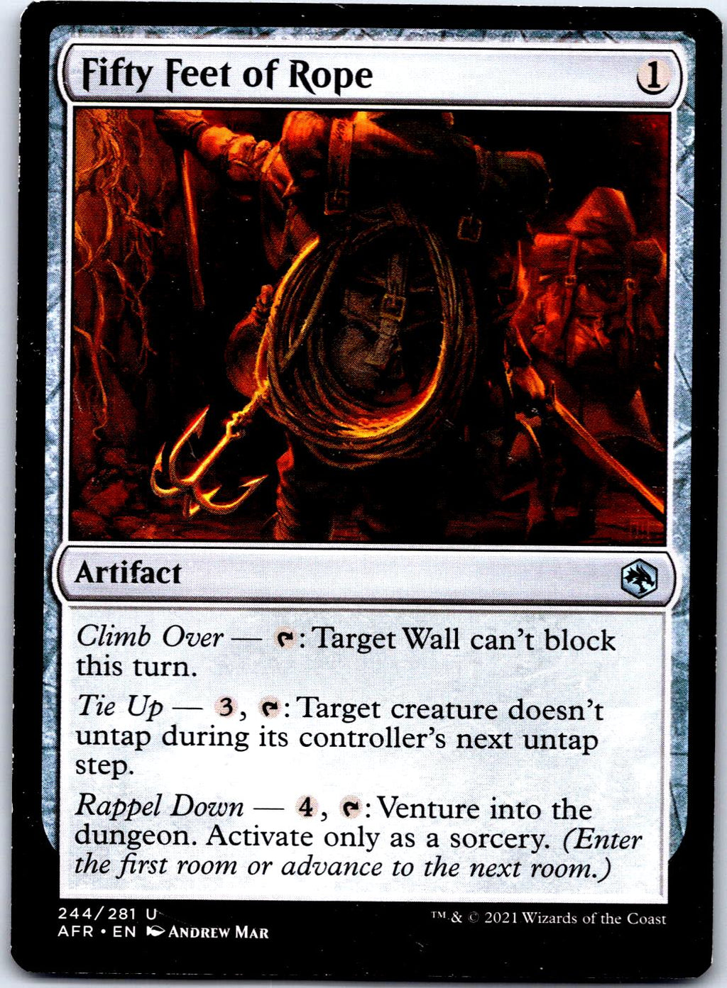 FIFTY FEET OF ROPE 244/281 UC MAGIC: THE GATHERING MP
