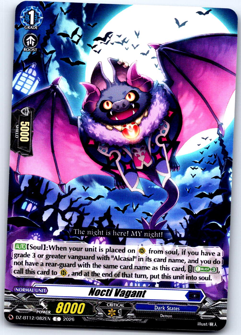 NOCTI VAGANT DZ-BT12/082EN C CARDFIGHT!! VANGUARD MP