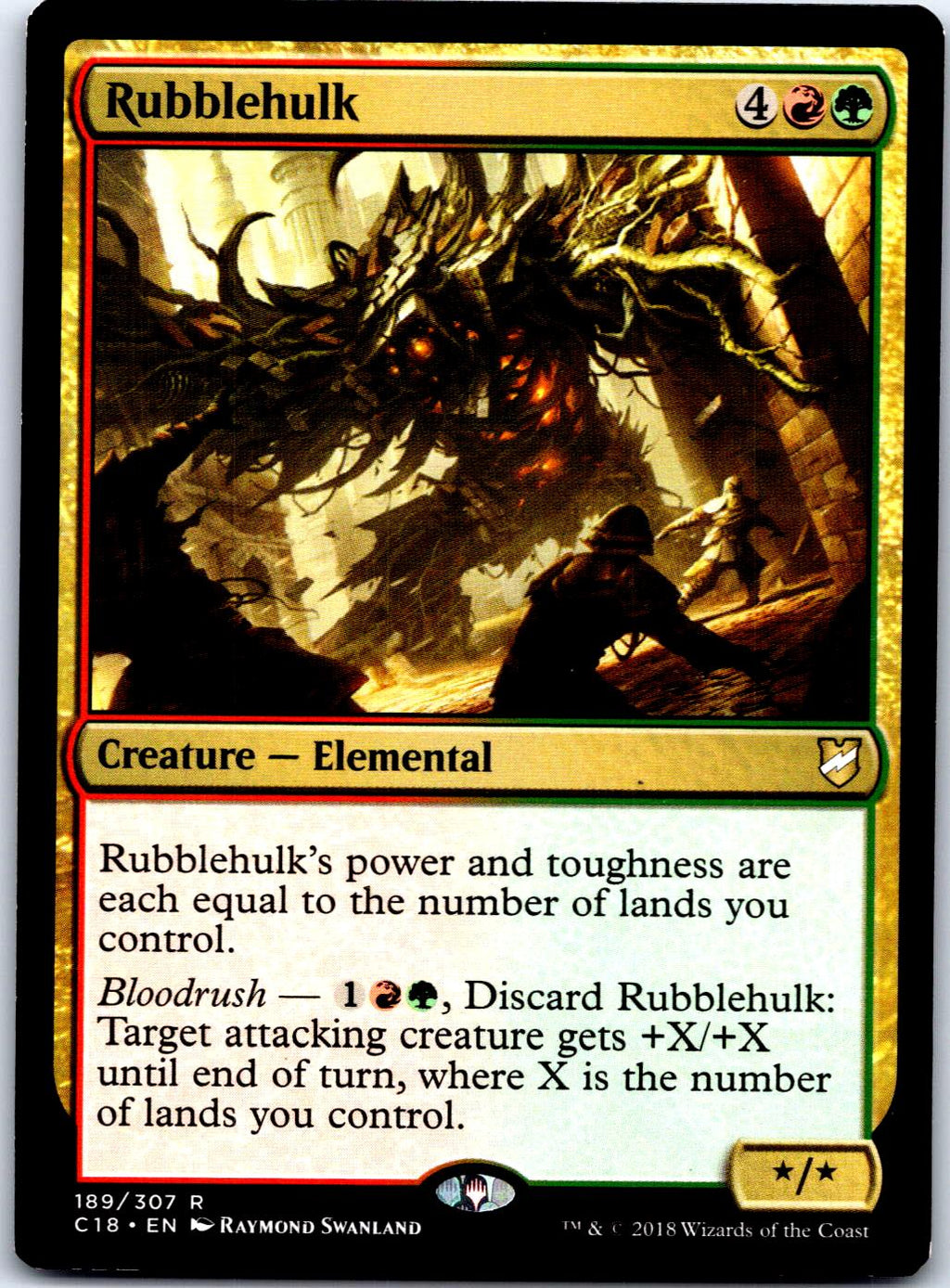 RUBBLEHULK 189 R MAGIC: THE GATHERING MP