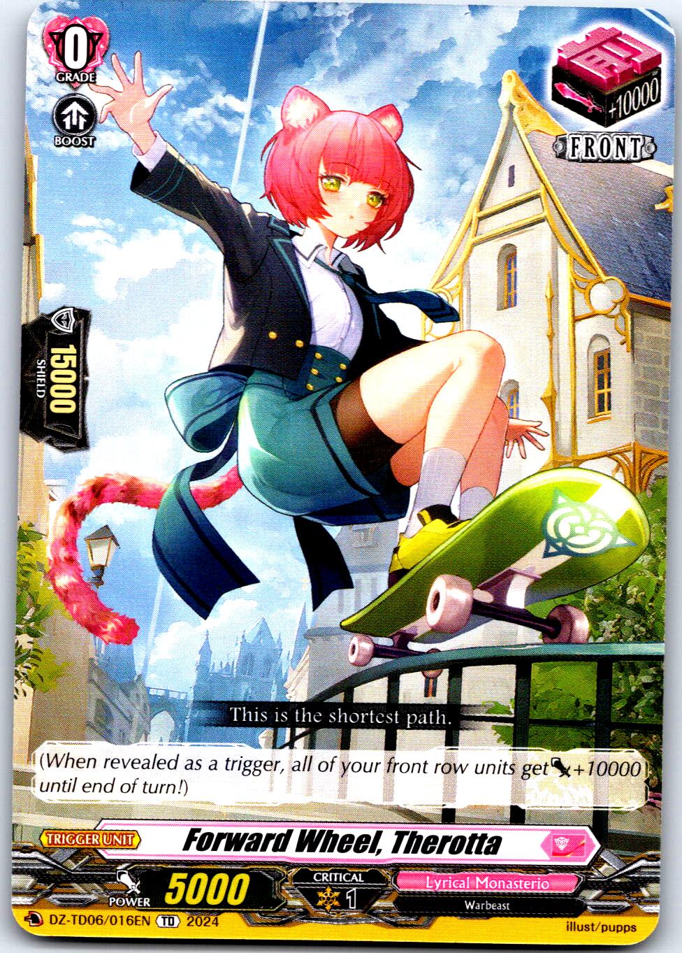 FORWARD WHEEL, THEROTTA DZ-TD06/016EN TRIAL DECK CARDFIGHT!! VANGUARD MP