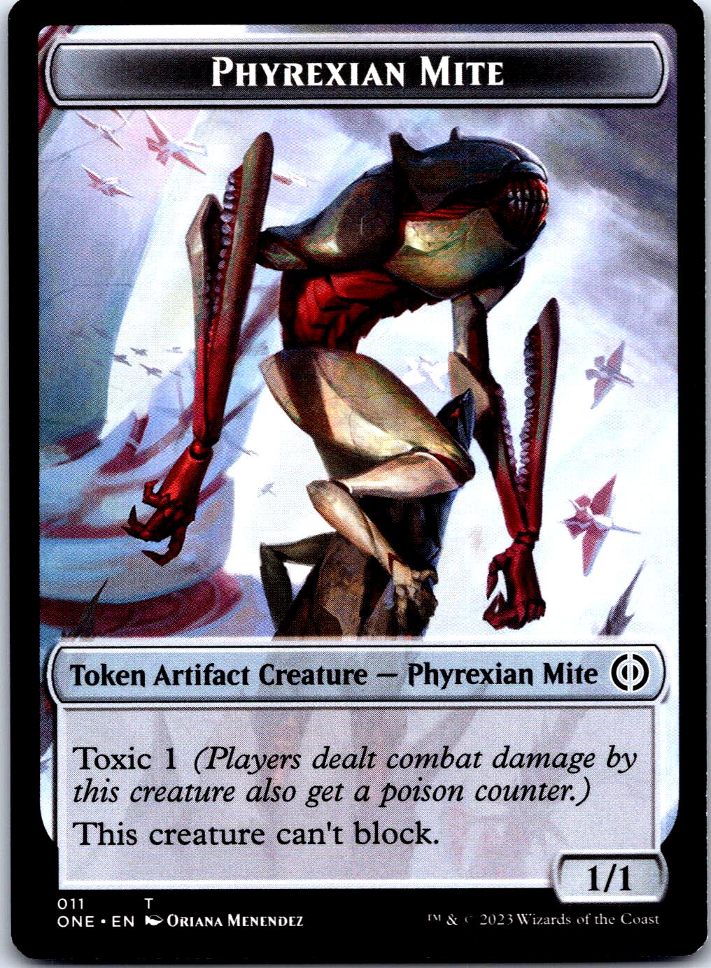 PHYREXIAN MITE TOKEN (011) 11 TOKEN MAGIC: THE GATHERING MP