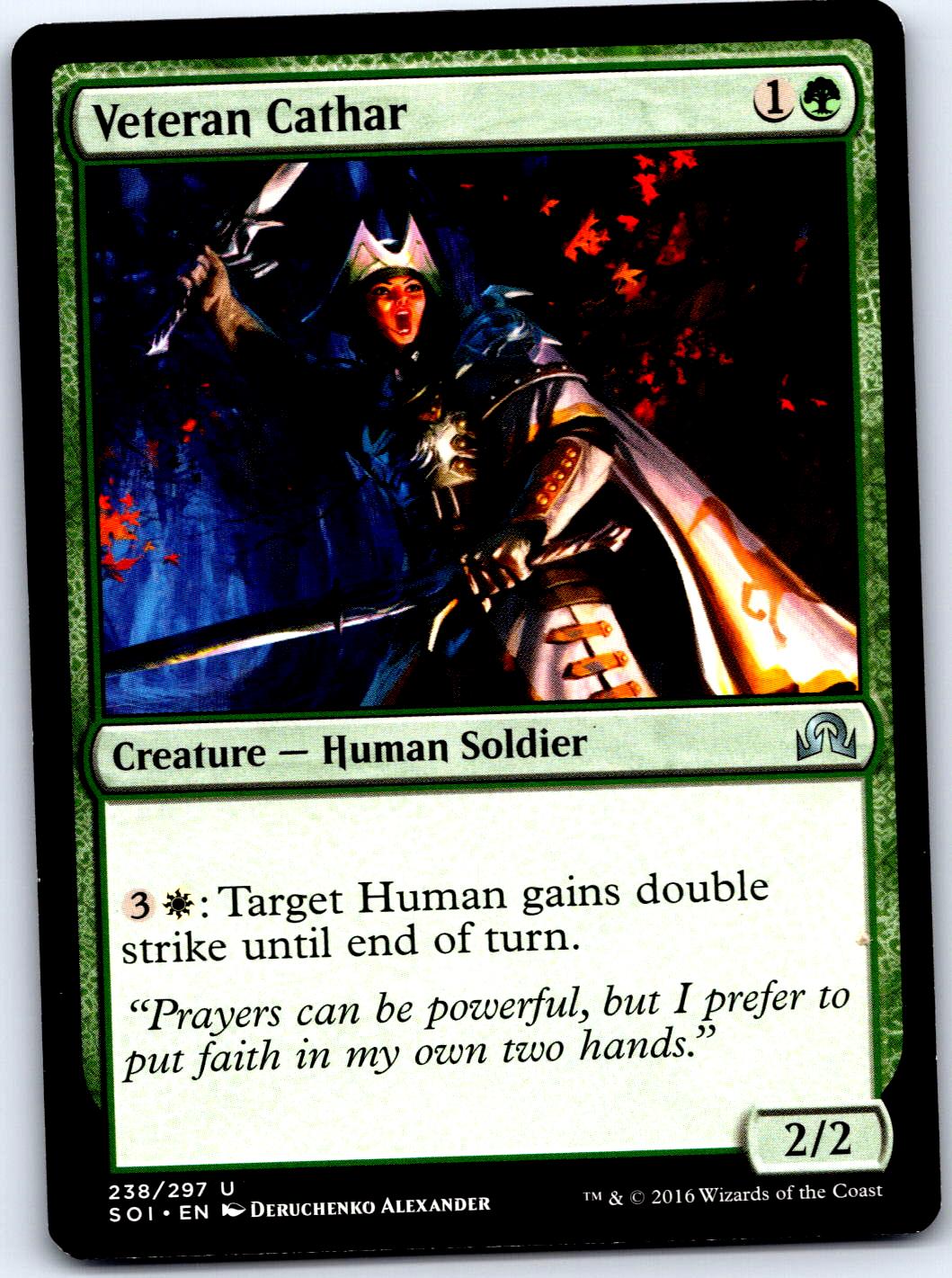 VETERAN CATHAR 238 UC MAGIC: THE GATHERING MP