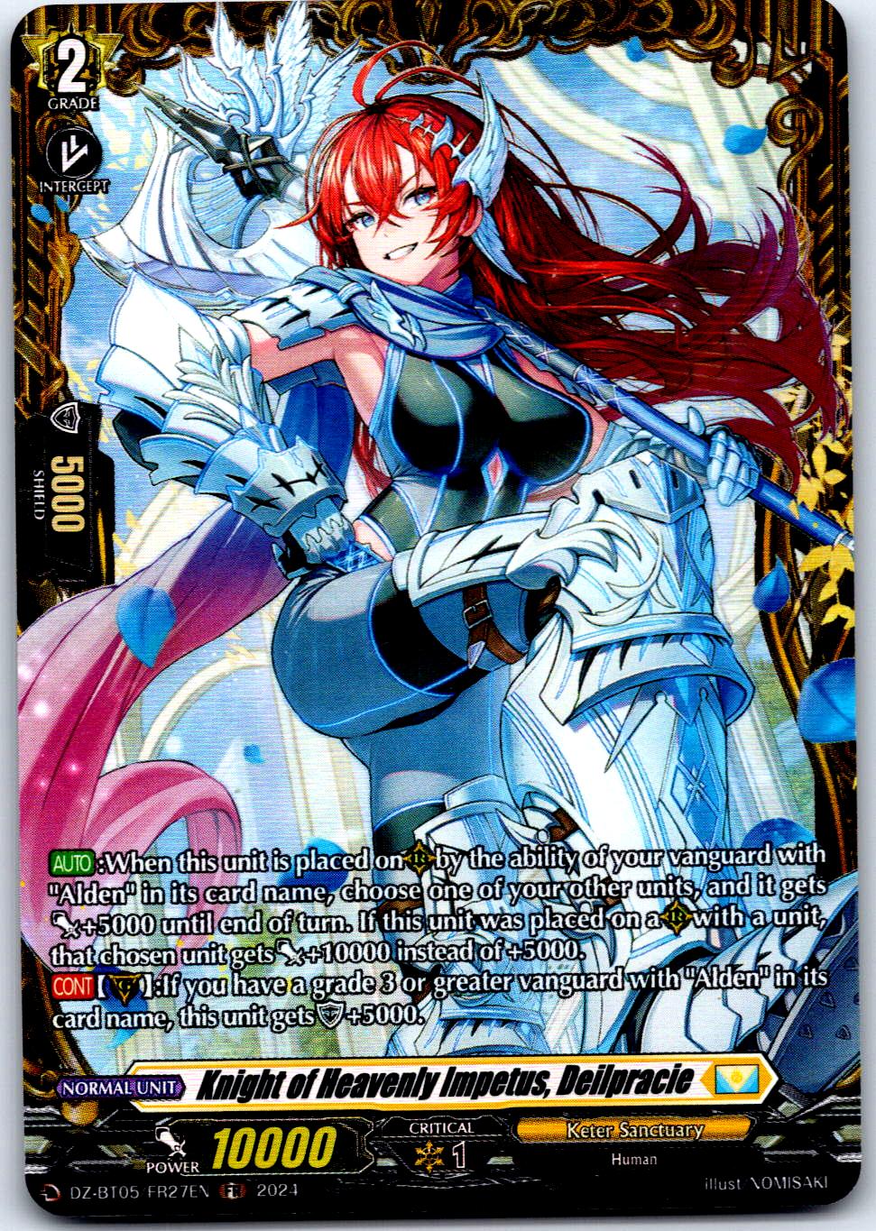 KNIGHT OF HEAVENLY IMPETUS, DEILPRACIE (FR) DZ-BT05/FR27EN CARDFIGHT VANGUARD LP