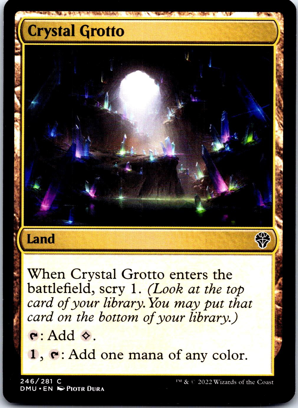 CRYSTAL GROTTO 246 LAND MAGIC: THE GATHERING MP