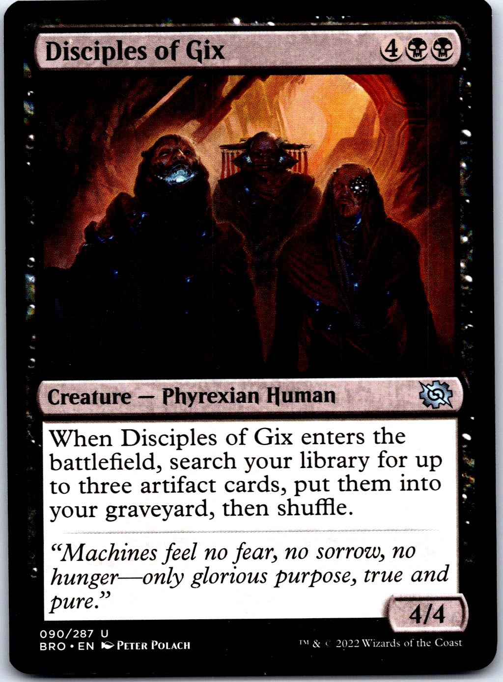 DISCIPLES OF GIX 90 UC MAGIC: THE GATHERING MP