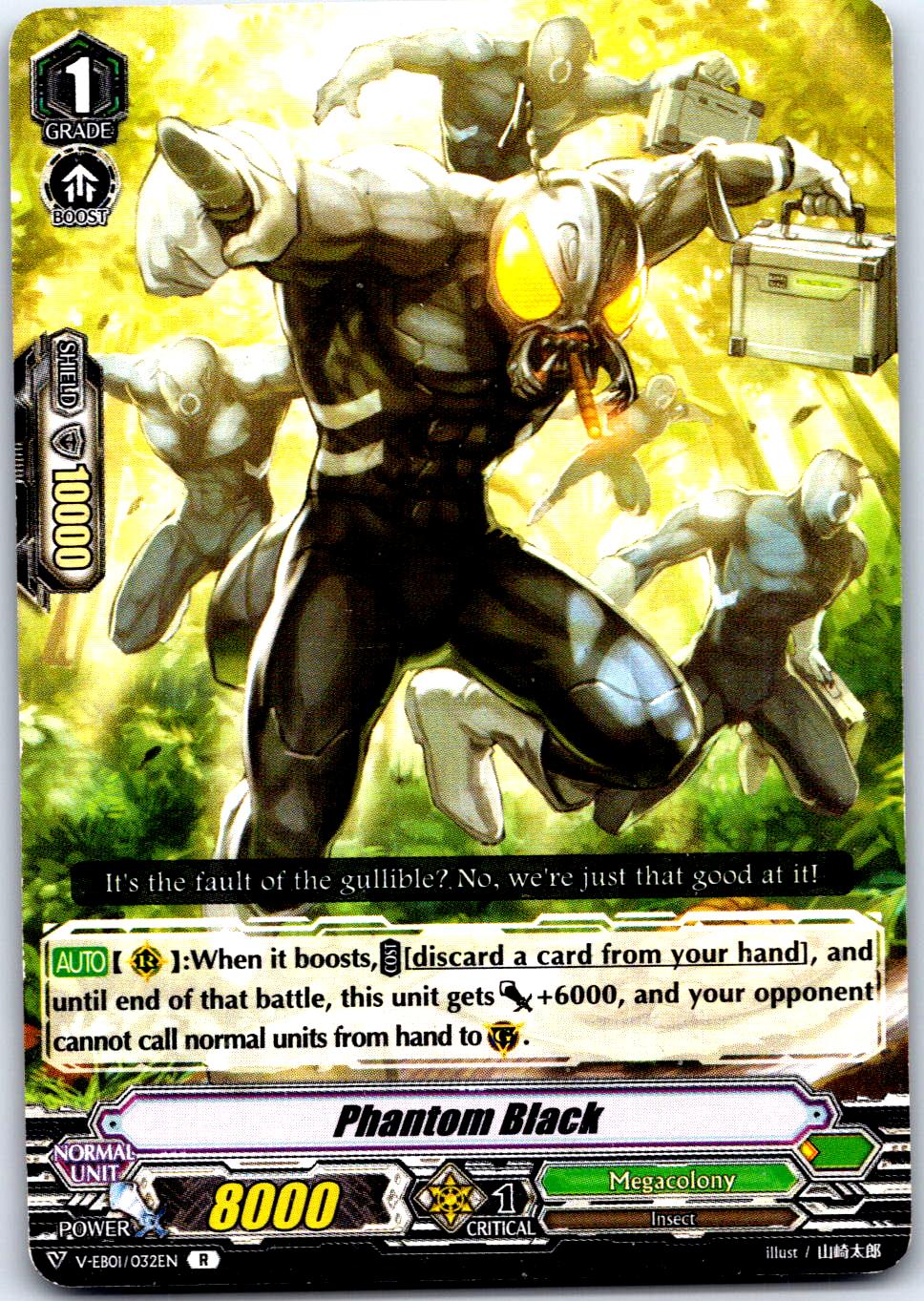 PHANTOM BLACK V-EB01/032EN R CARDFIGHT!! VANGUARD HP