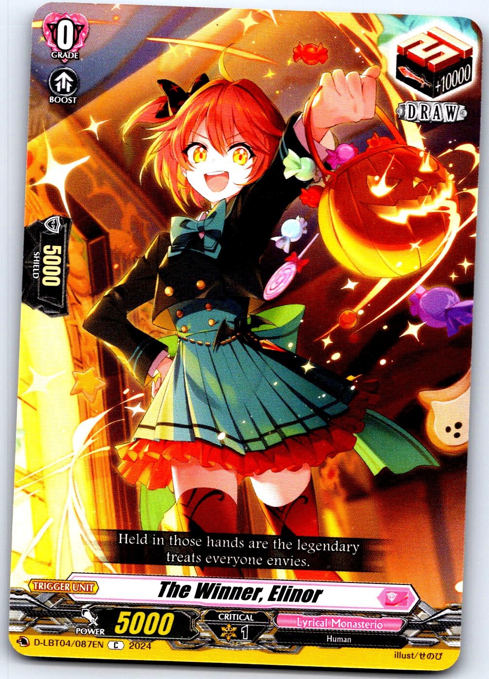 THE WINNER, ELINOR D-LBT04/087EN C CARDFIGHT!! VANGUARD MP