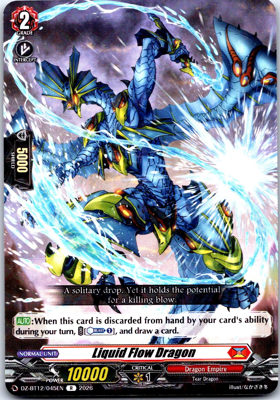 LIQUID FLOW DRAGON DZ-BT12/045EN R CARDFIGHT!! VANGUARD MP