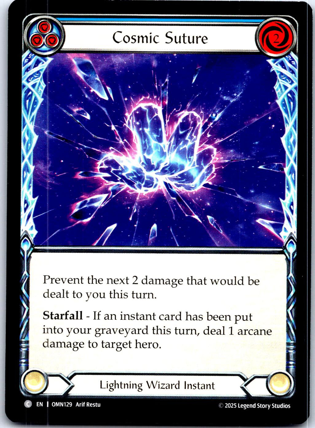 COSMIC SUTURE (BLUE) OMN129 R FLESH AND BLOOD MP