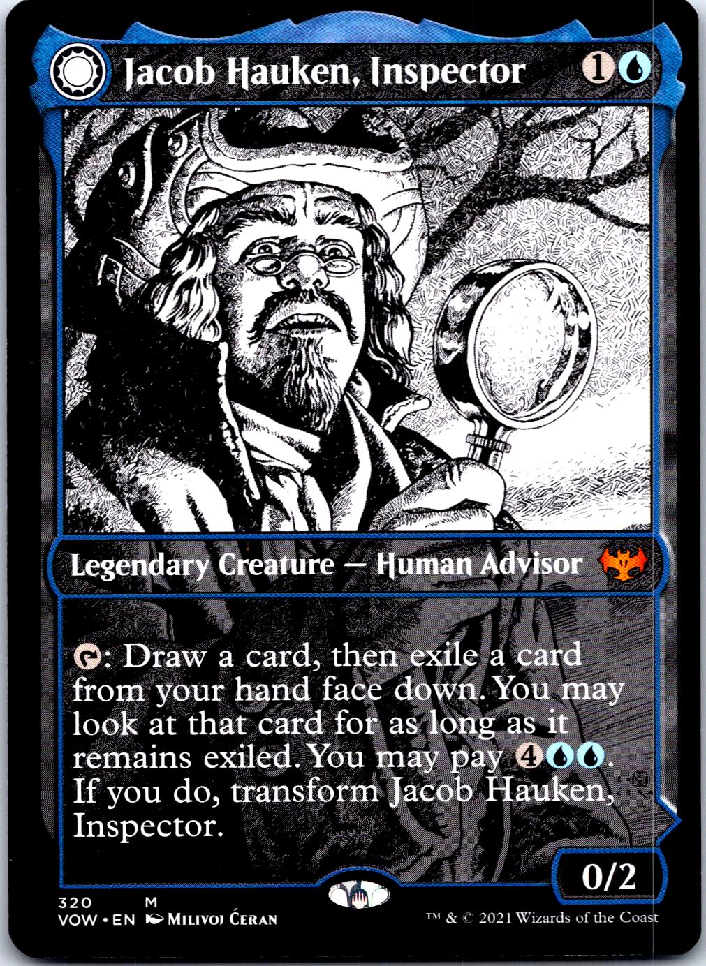 JACOB HAUKEN, INSPECTOR (SHOWCASE) 320 MYTHIC MAGIC: THE GATHERING MP