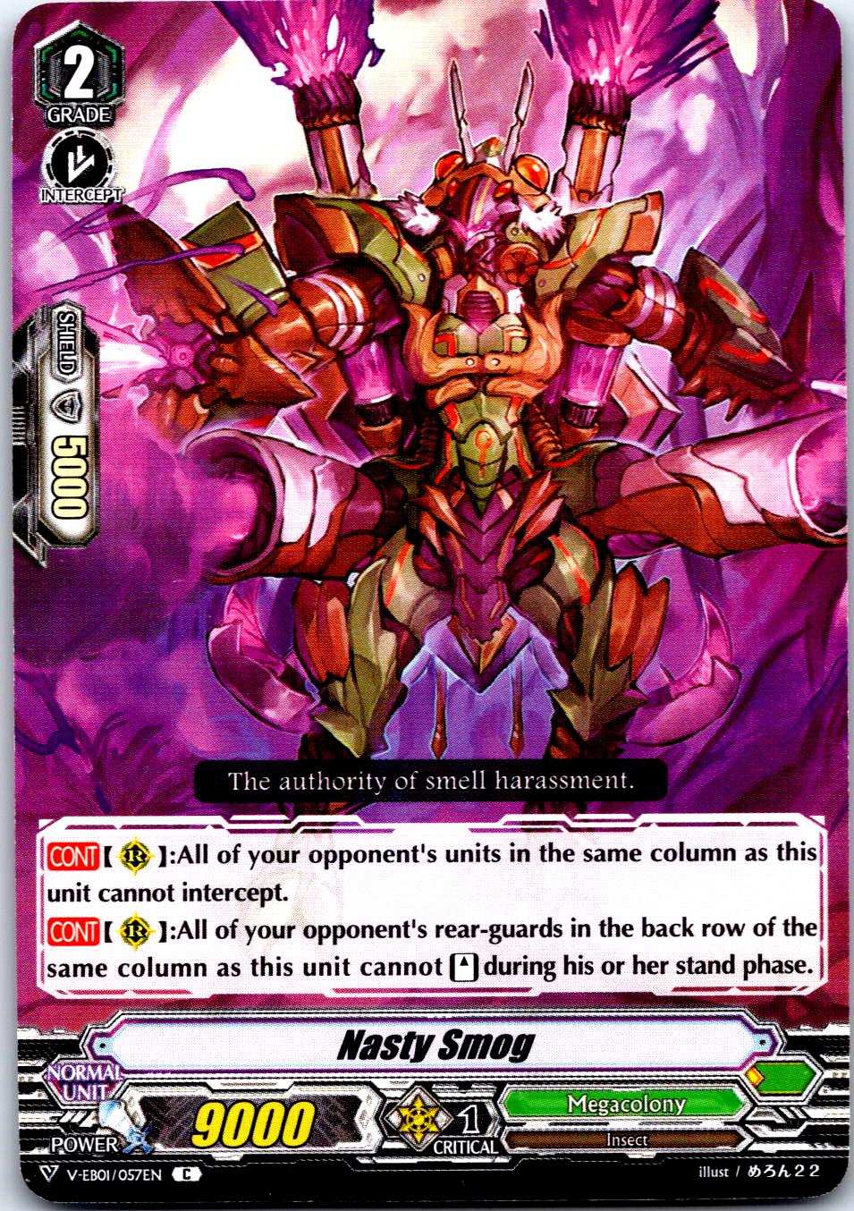 NASTY SMOG V-EB01/057EN C CARDFIGHT!! VANGUARD MP