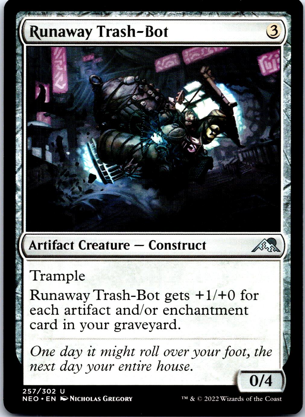 RUNAWAY TRASH-BOT 257 UC MAGIC: THE GATHERING MP