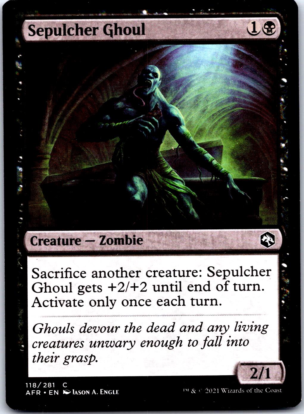 SEPULCHER GHOUL 118 C MAGIC: THE GATHERING MP