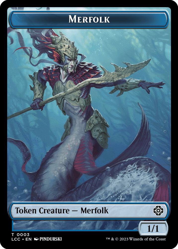 Boar // Merfolk (0003) Double-Sided Token (Back)