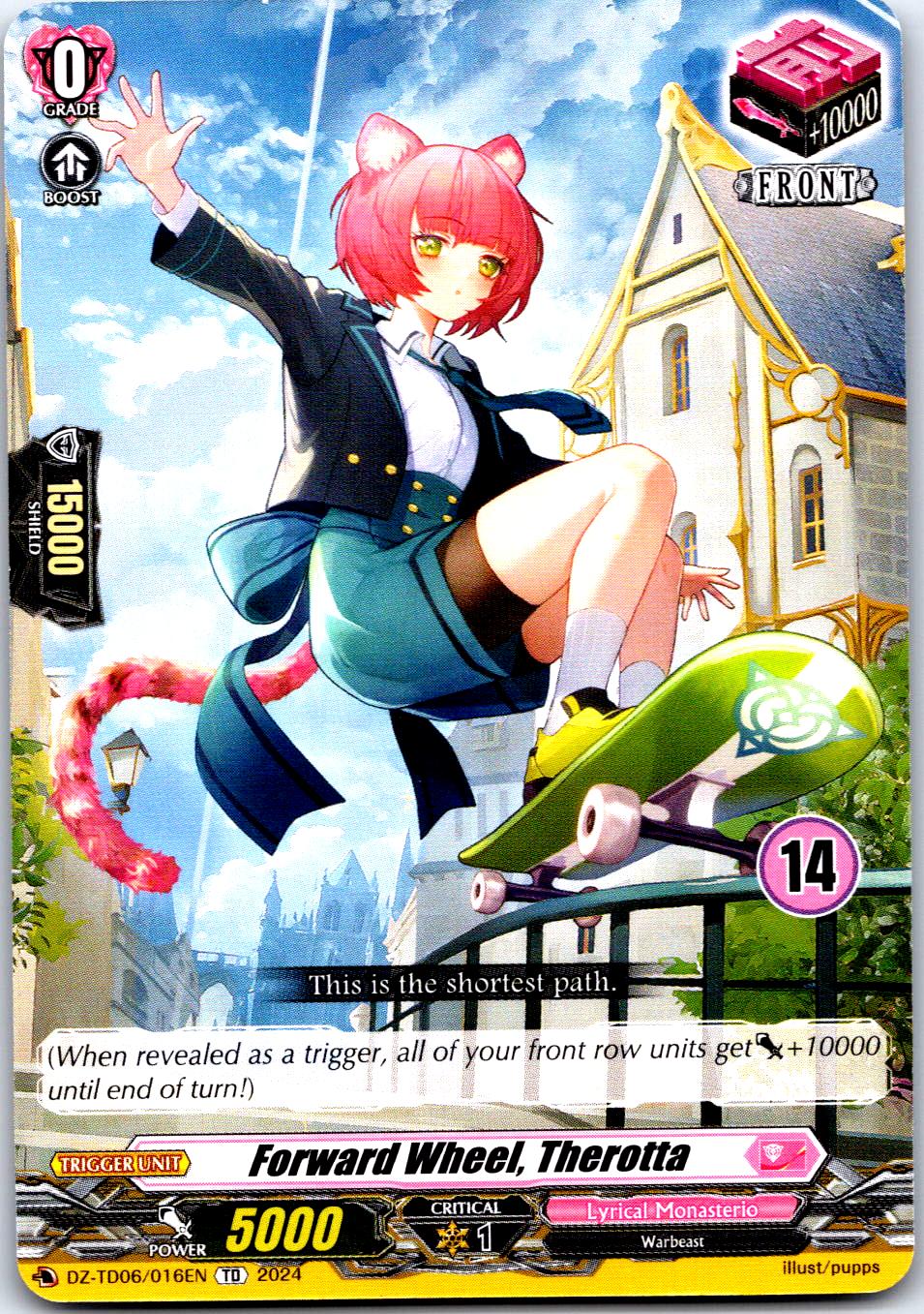 FORWARD WHEEL, THEROTTA (14) DZ-TD06/016EN TRIAL DECK CARDFIGHT!! VANGUARD MP