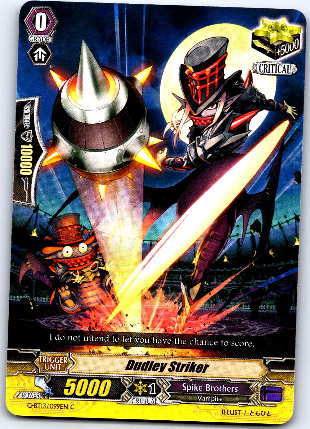 DUDLEY STRIKER G-BT13/099EN C CARDFIGHT!! VANGUARD MP