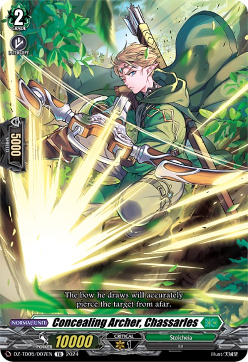 Concealing Archer, Chassarles