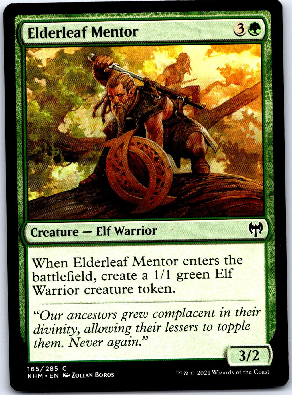 ELDERLEAF MENTOR 165 C MAGIC: THE GATHERING MP